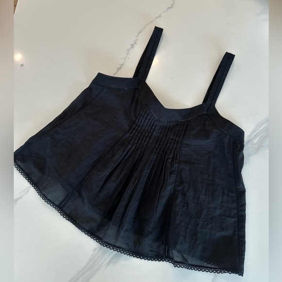 Aritzia Athena XS Black Cotton Cami - Picture 2 of 5